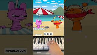 Magic or Glitch? 😱🍉 Pinki Sprunki Animation #meme #sprunki #oren @PADLOTOON - Piano Tutorial