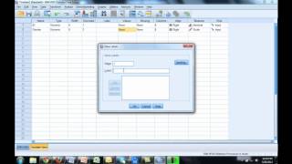 SPSS - Coding and Labeling Variables