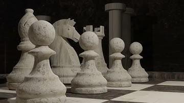 Chess Animation (Blender Rigid Body Physics and Cell Fracture)