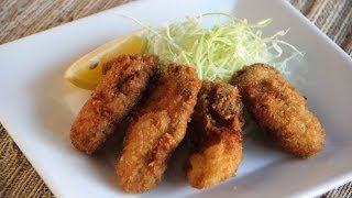 Kaki Fry (Deep Fried Oyster) - Japanese Cooking 101