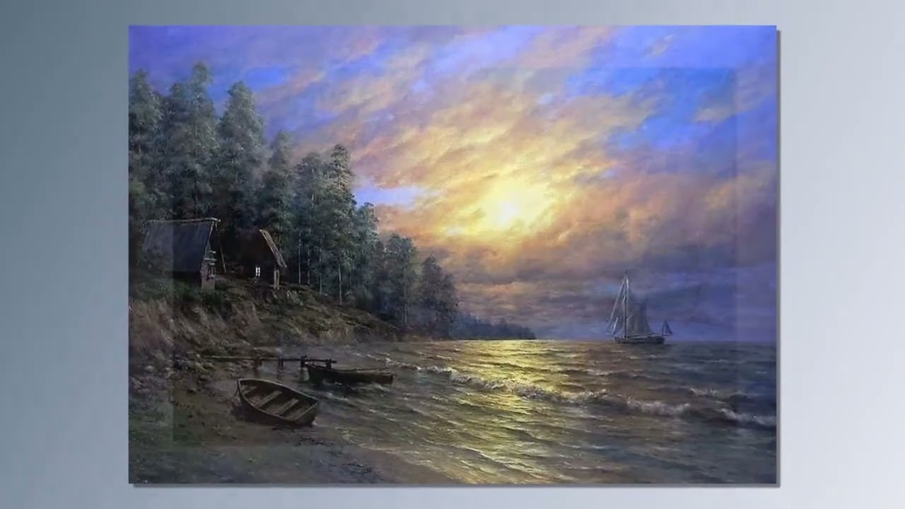Artist Andrey Ogurtsov.  Romantic Landscapes