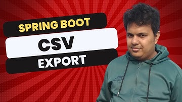 Exporting Data to CSV Made Easy in Spring Boot
