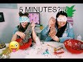 5 minute blindfolded slime challenge with Karina Garcia !!