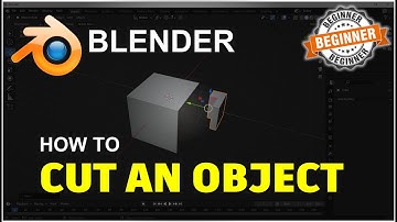 Blender How To Cut An Object Tutorial