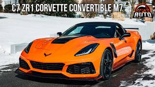3,400-Mile 2019 Chevrolet Corvette ZR1 Convertible 3ZR 7-Speed Manual. Sebring Orange Design Package