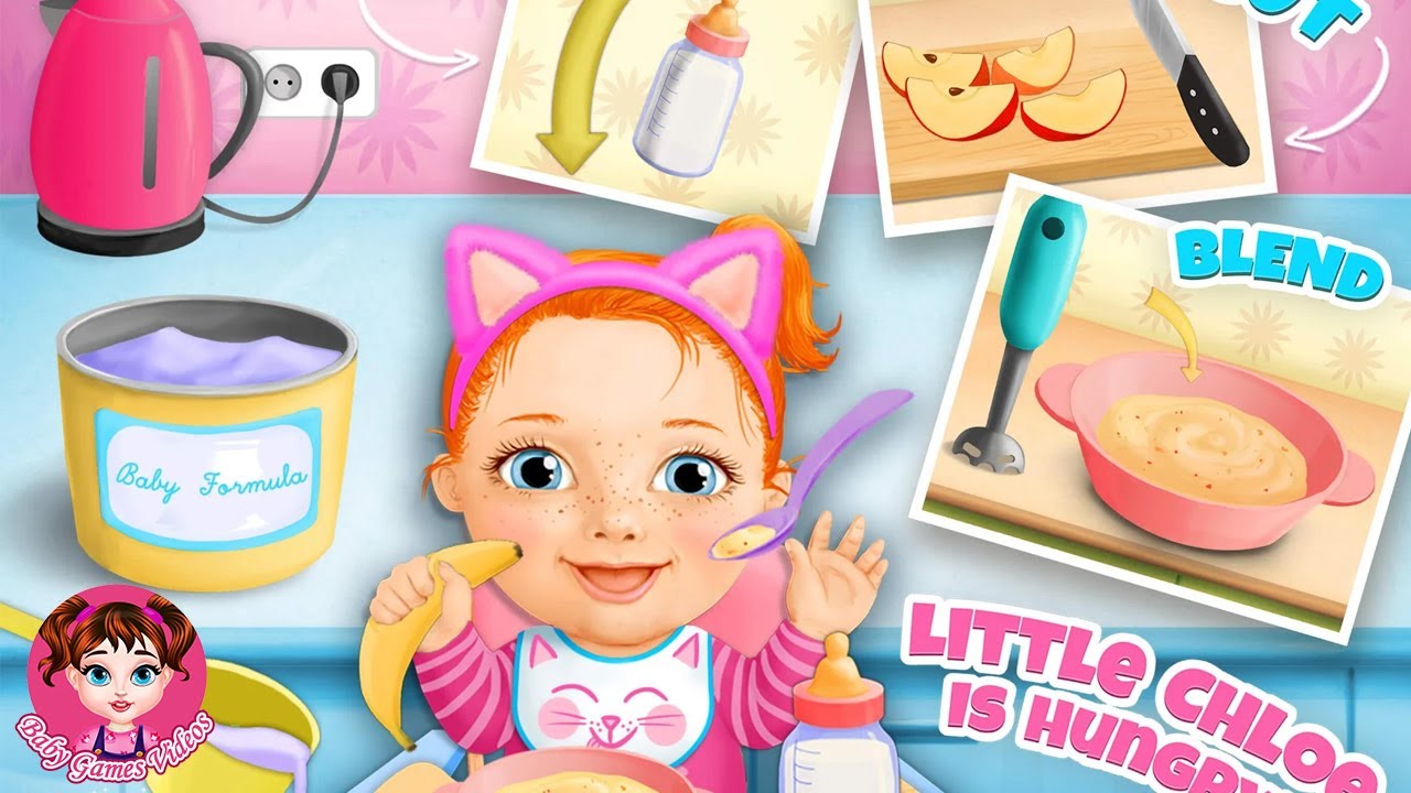 Sweet Baby Girl Daycare Baby Care Games Baby Games Video YouTube