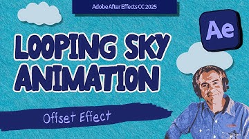 Looping Sky & Clouds Background Animation in After Effects