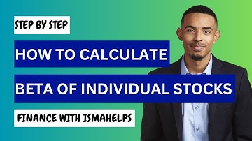How to calculate the beta (β) of individual stocks in a portfolio (PepsiCo example)
