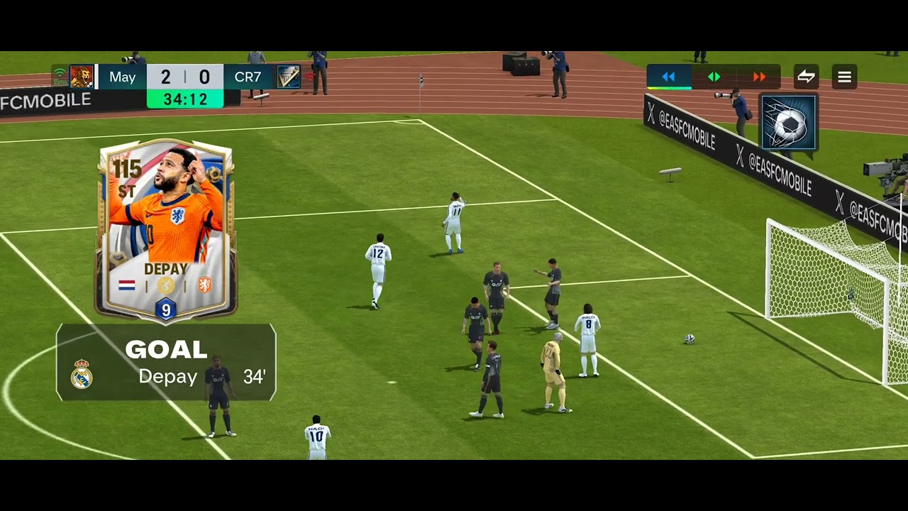 My first video of FC Mobile match 