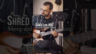 Shred Lick #8 | Sweep and Alternate Picking