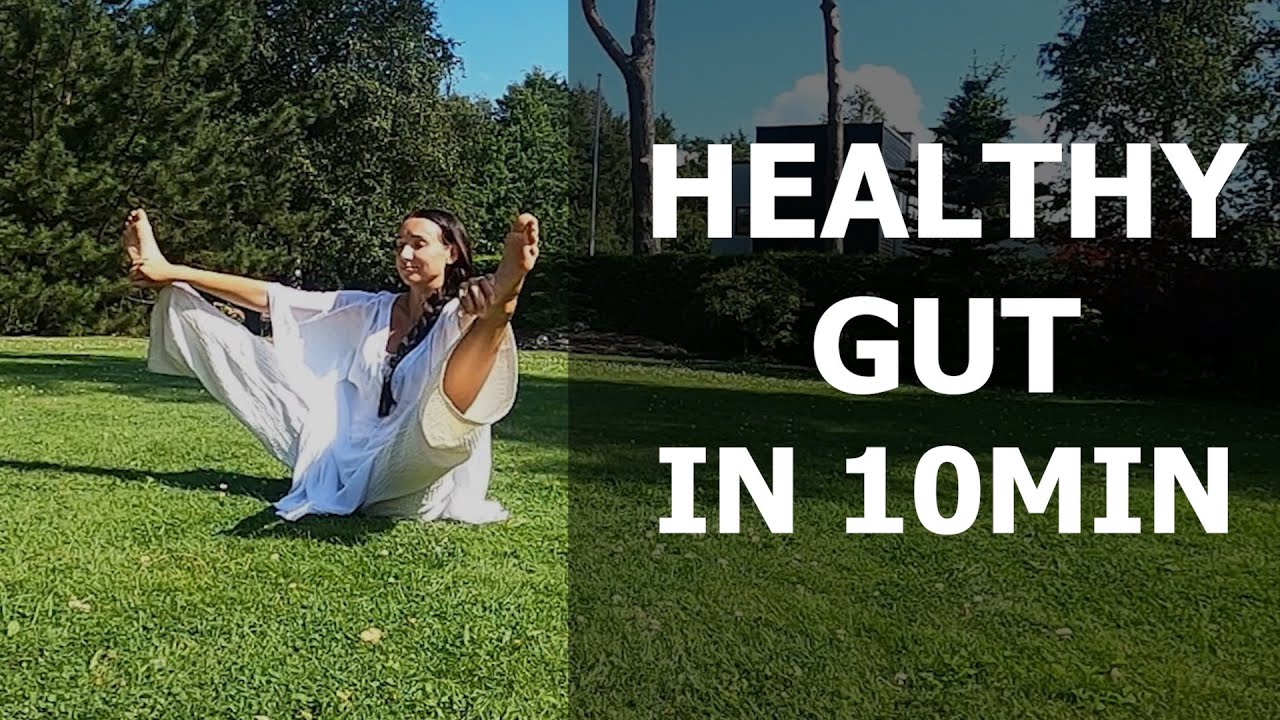 Yoga for Healthy Digestion and Gut | 10 Min Gut Health Yoga | Yogicas