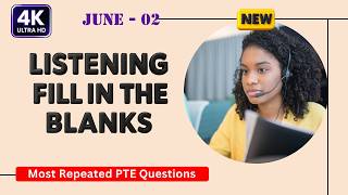Pte Listening Fill In The Blanks June 2026  Speed Trick  Real Questions 90