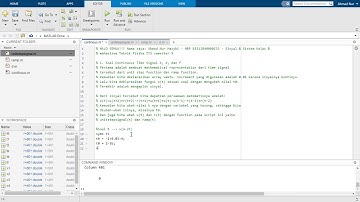 FUNGSI SINYAL KONTINYU DAN DISKRIT PADA MATLAB WEB
