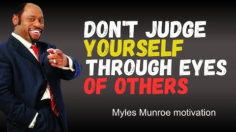 | MYLES MUNROE - DON