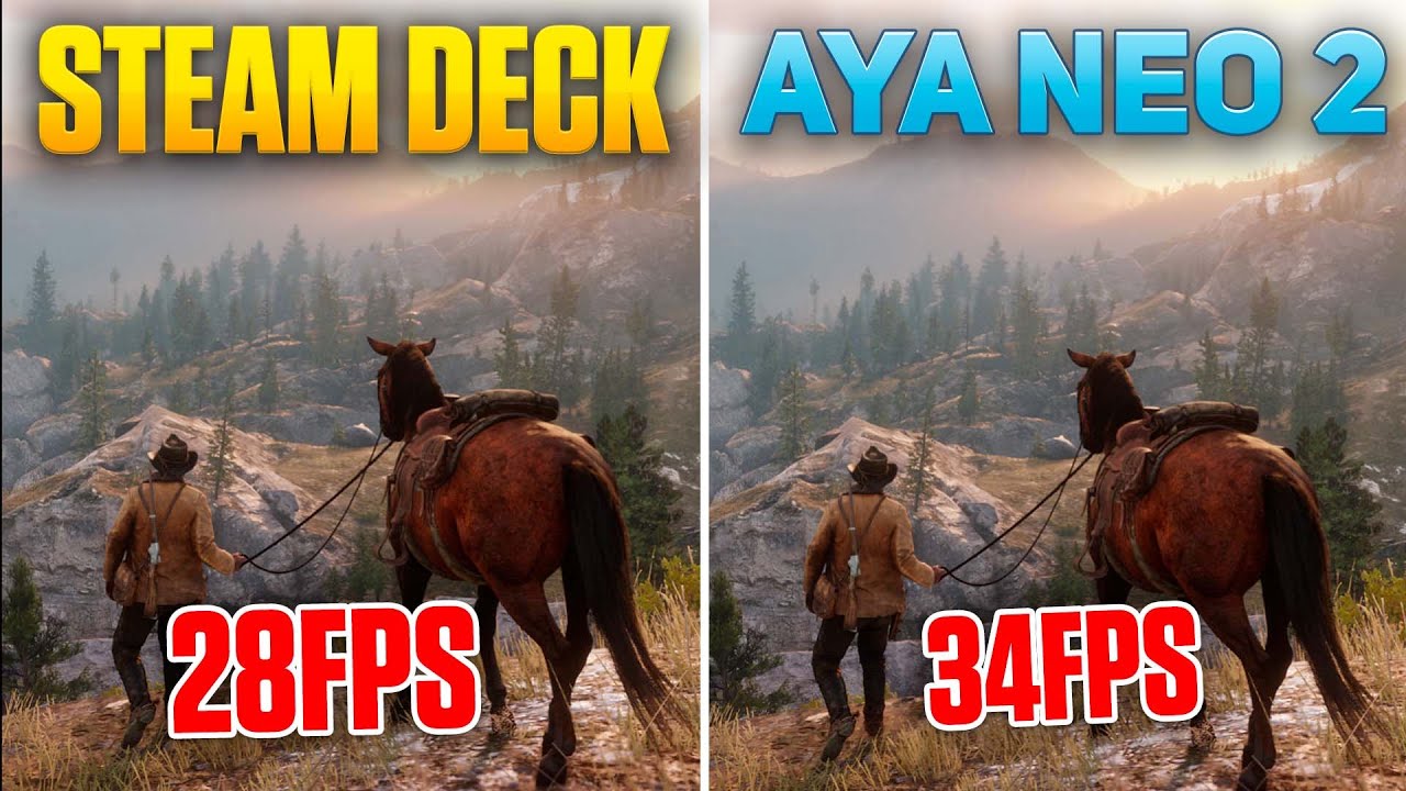 Steam Deck vs AYA NEO 2 - Red Dead Redemption