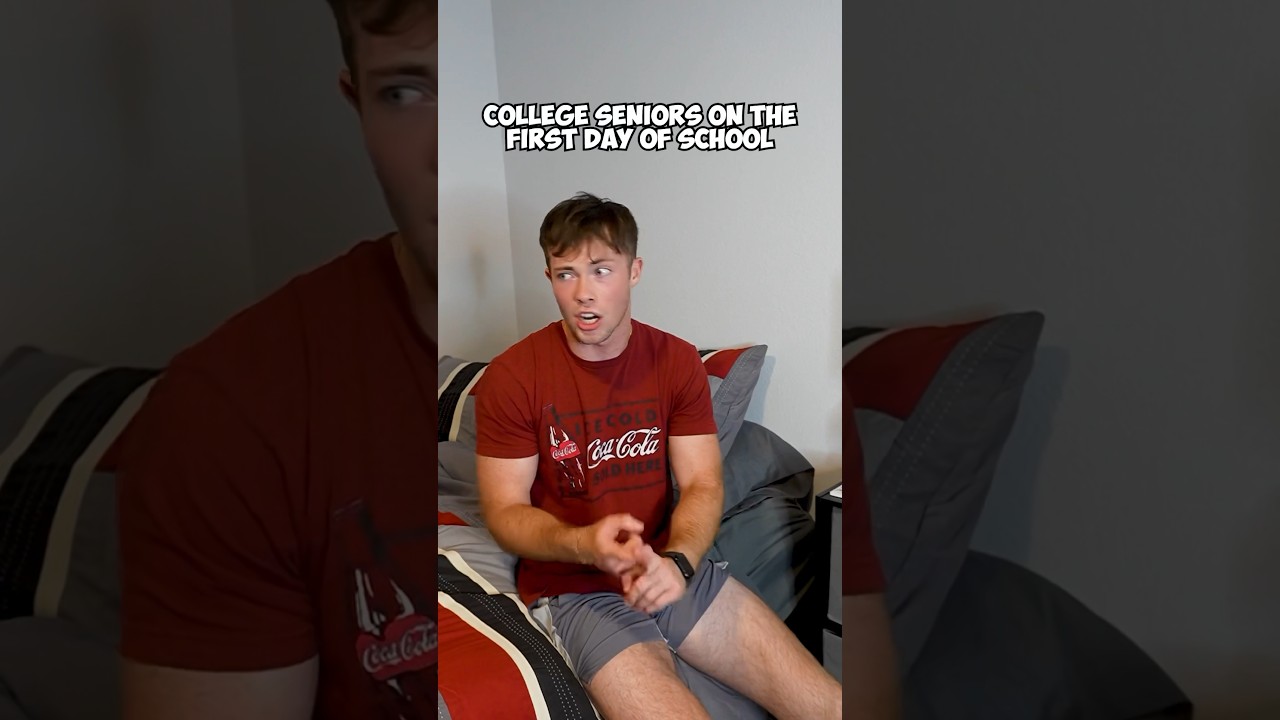 College Seniors on the First Day of School