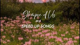 Glimpse of Us (Speed Up Songs, Lyrics) - Joji chords