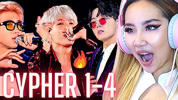 THE HOLY RAP LINE! 🔥 BTS 'CYPHER 1-4' LIVE PERFORMANCE 🎤| REACTION/REVIEW