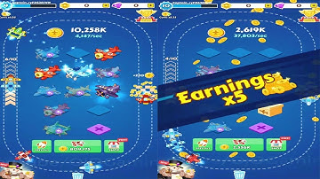 merge plane gameplay lv.9 lv.10