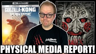 Godzilla X Kong Announced And New LIONSGATE Steelbooks! | The Physical MEDIA Report #211