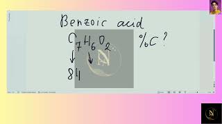 [Chemistry] Benzoic acid (C7H6O2) is a common over-the-counter medication for mild acne. What is th