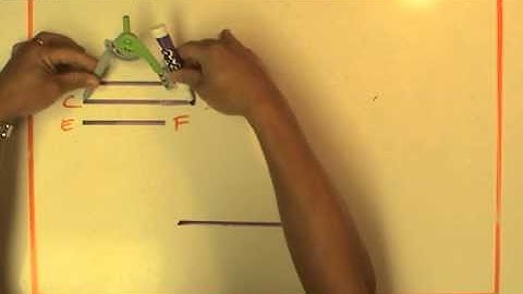 Construct a Triangle from Three Lengths