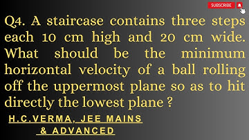 3.3 - Advance level questions on Projectile Motion | H.C.Verma | JEE Concept #hcverma #jee #physics