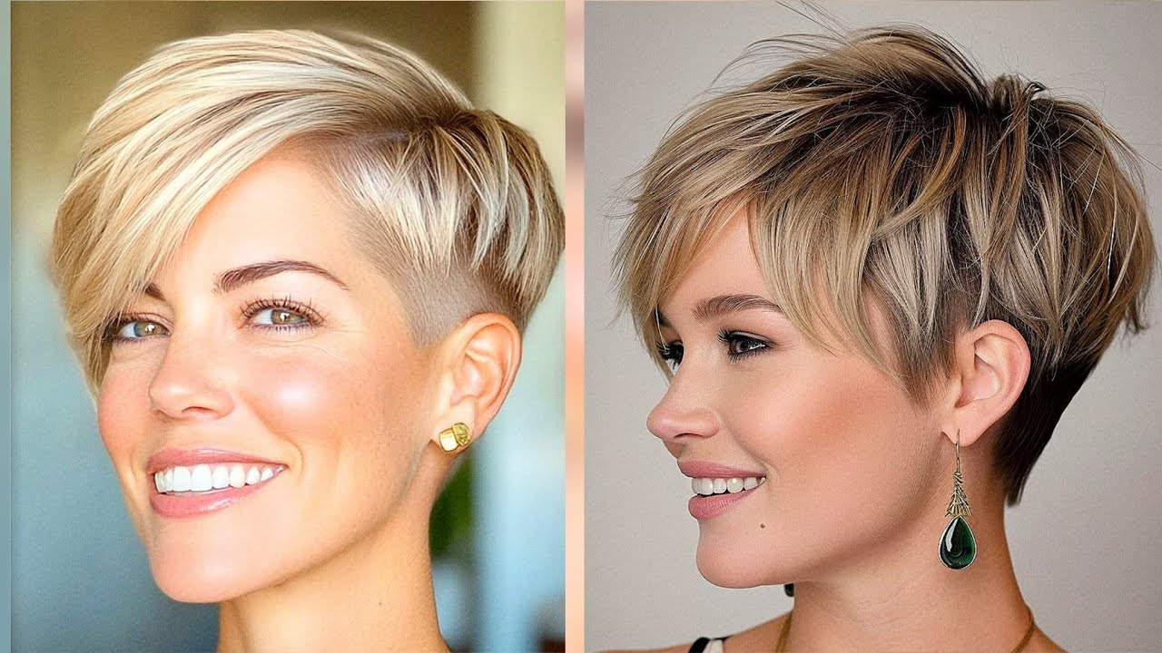 Pinterest Pixie hair cuts 2025 | Boy Cut for girls over 50 | Undercut Pixie haircut 2025 md