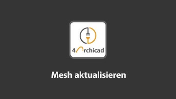 PointCab 4Archicad Plugin 3.0: Mesh aktualisieren