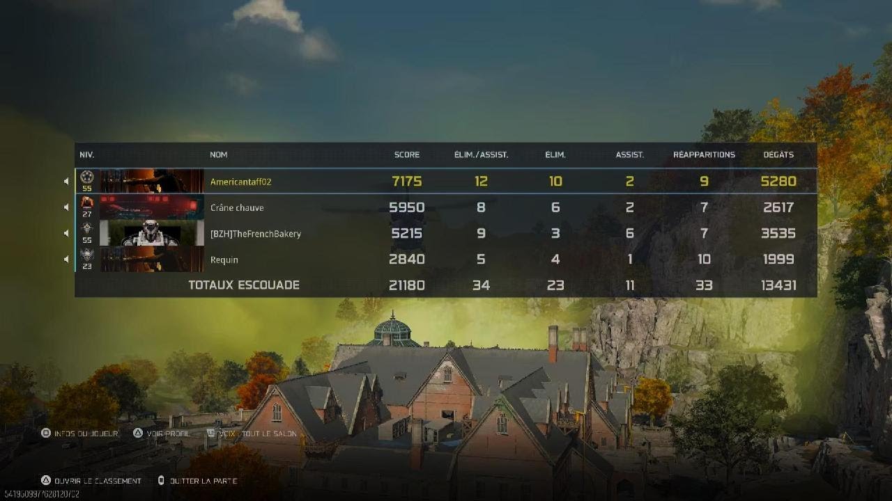 BO7 TOP1 résurgence en compagnie de TheFrenchBakery / Crâne chauve / requin