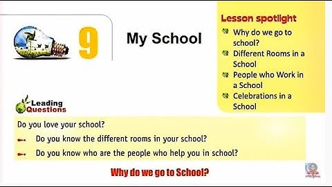 MY SCHOOL || CLASS 1 || E.V.S || CHAPTER 9 || FULL CHAPTER || MPES Classes