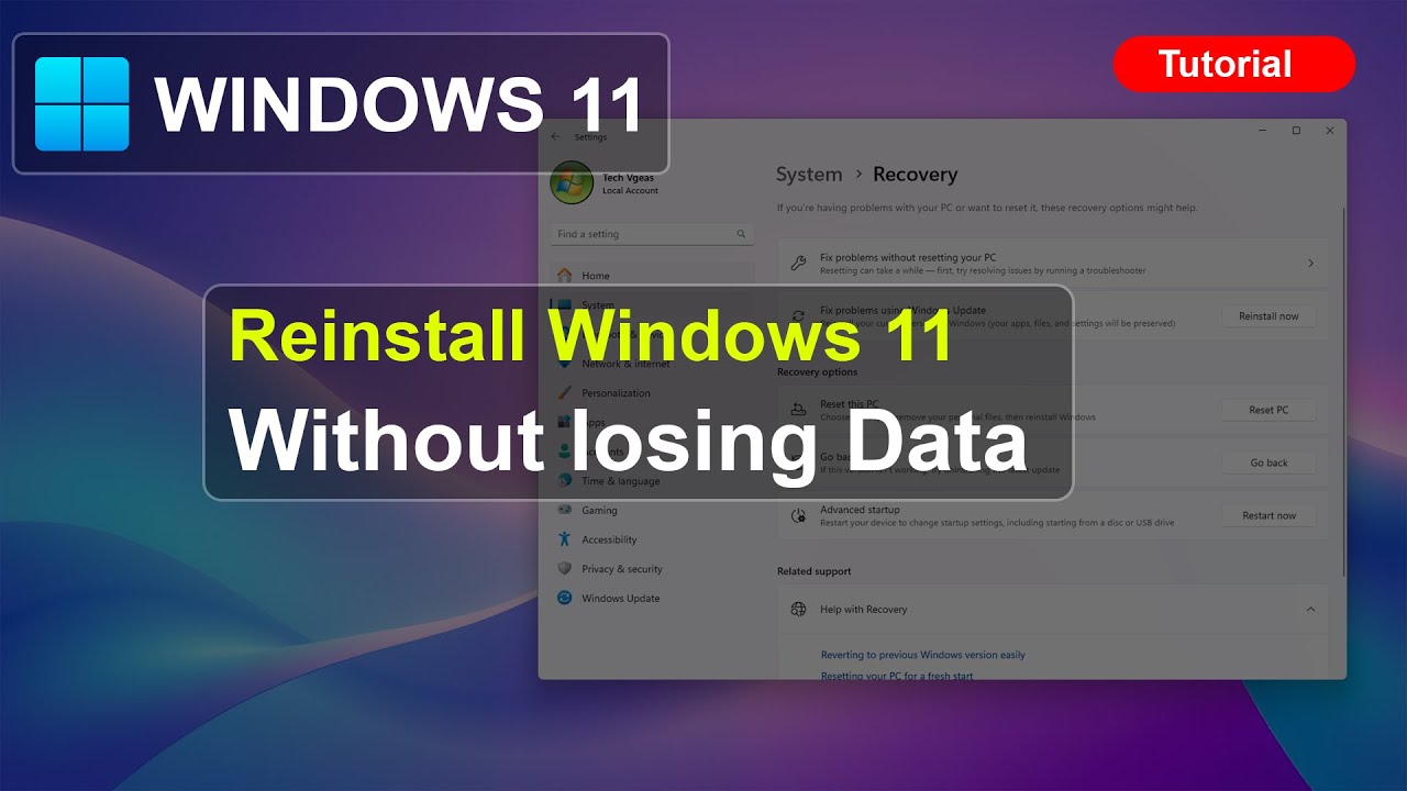 How to Reinstall Windows 11 without Losing Data Step By Step Guide ...