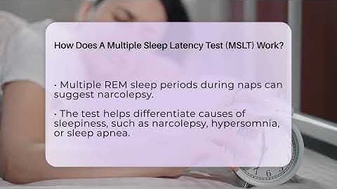 How Does A Multiple Sleep Latency Test (MSLT) Work? - Sleep Apnea Support Network