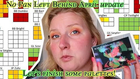 Completing palettes! | April update | No Pan Left Behind 2025 | anoukdominiquerose