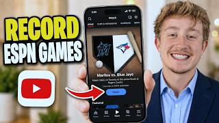 How To Record ESPN Unlimited Games On YouTube TV On iPhone - Full Guide