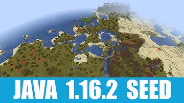 Minecraft Java 1.16.2 Seed: Triple village near spawn and ruined portal at shattered savanna
