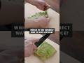 Never Cut Lettuce Like This Again ❌ #Shorts #cooking