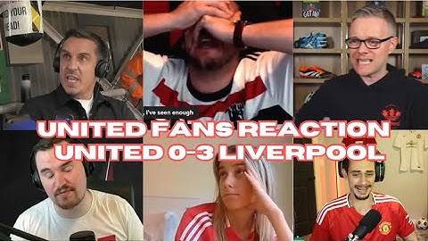 😡ANGRY😡 Man United Fans (ft Gary Neville) Reaction to Manchester United 0-3 Liverpool