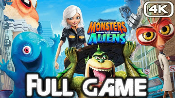 MONSTERS VS ALIENS Gameplay Walkthrough FULL GAME (4K 60FPS) No Commentary