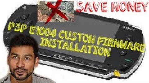 How to install custom firmware on PSP (model-E1004, firmware-6.60)[HD]
