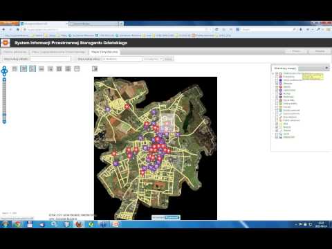 Geoportal zagospodarowanie przestrzenne, ewidencja miejscowosci, ulic i adresow dzialki inwestycyjne