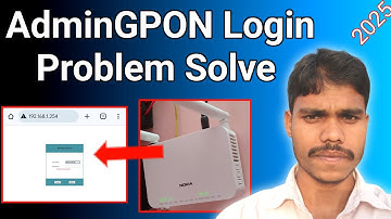 AdminGPON Login Problem Solve Nokia Wifi Router 2025 || AdminGPON Login Nokia Wifi Router || #subisu