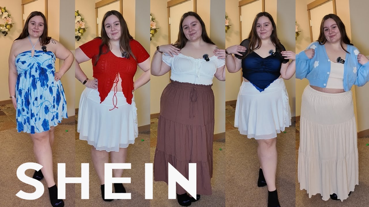 Shein Plus Size Try On Haul | Size 18/20 Spring Fits - YouTube