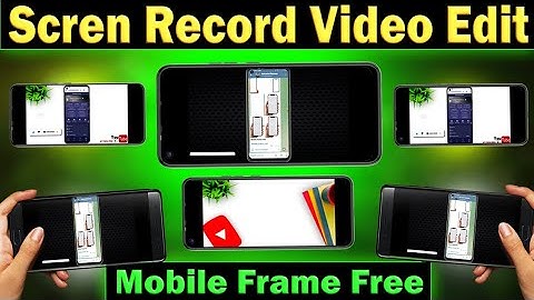 Screen Record Video Edit || Mobile Frame Video Editing Capcut || Edit Screen Recordings for YouTube