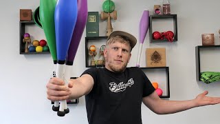 How to Juggle 3 Clubs - Beginner Tutorial