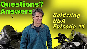 Goldwing Q&A Episode 11: Forks Jammed, Best Cleaning Product, Brake Fluid Loss, Paula's Knob