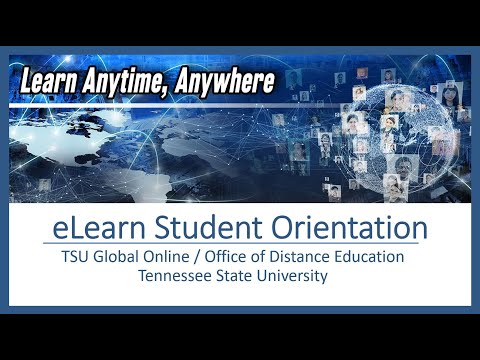 TSU eLearn Student Orientation