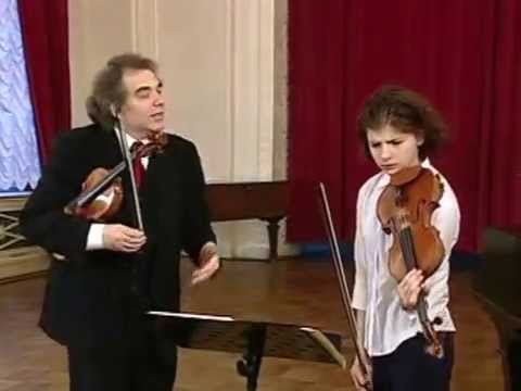 Zakhar Bron teaches Bach, Violin Concerto in A Minor, BWV No. 1041