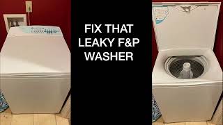 fix a leaky fisher and paykel GWL11 clothes washer drain hose