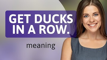 Getting Your Ducks in a Row: Mastering English Idioms